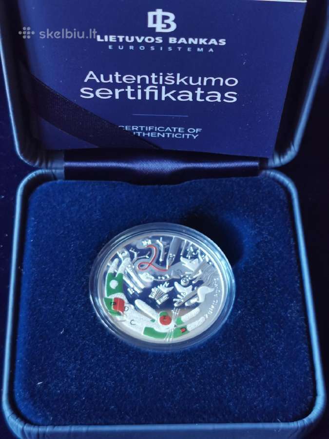 Lt banko pasakų serijos sidabrinės monetos - nuotraukos Nr. 3