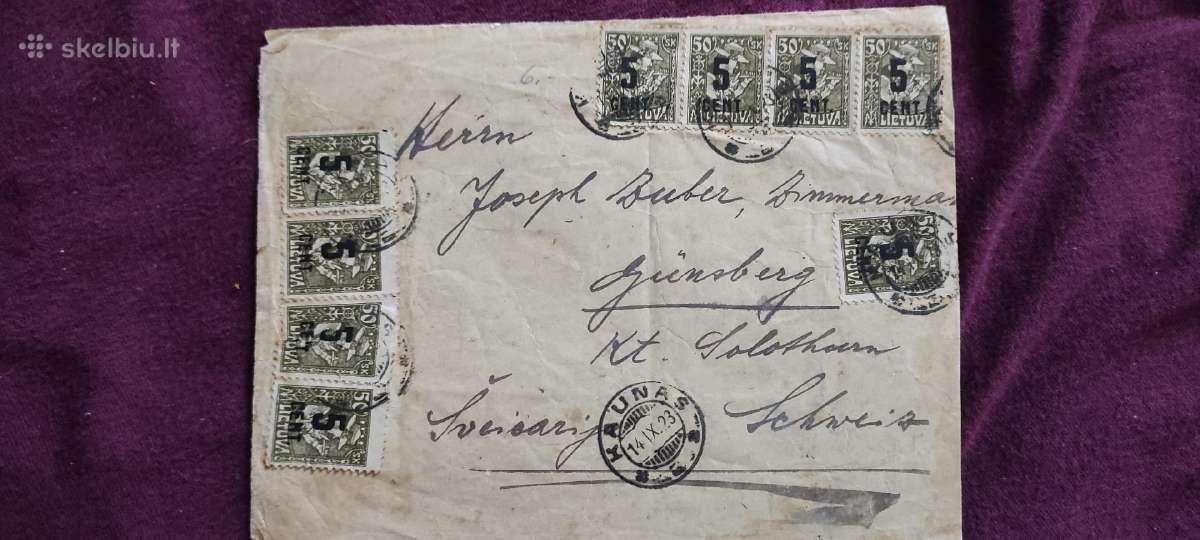 Lietuva Memel Klaipeda Kaunas seni Vokai 30 vnt