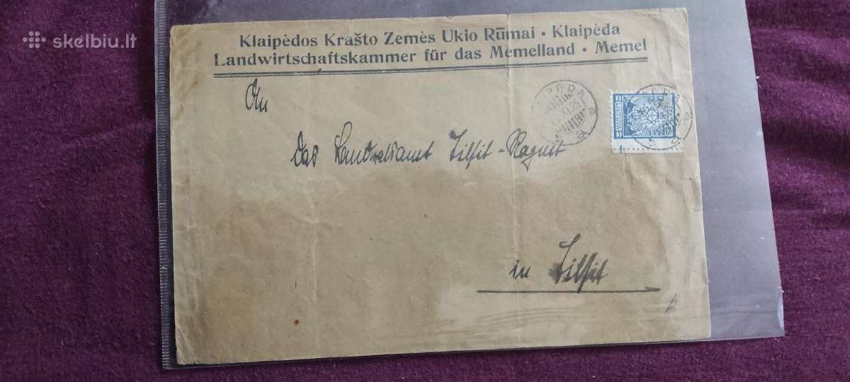 Lietuva Memel Klaipeda Kaunas seni Vokai 30 vnt - nuotraukos Nr. 17