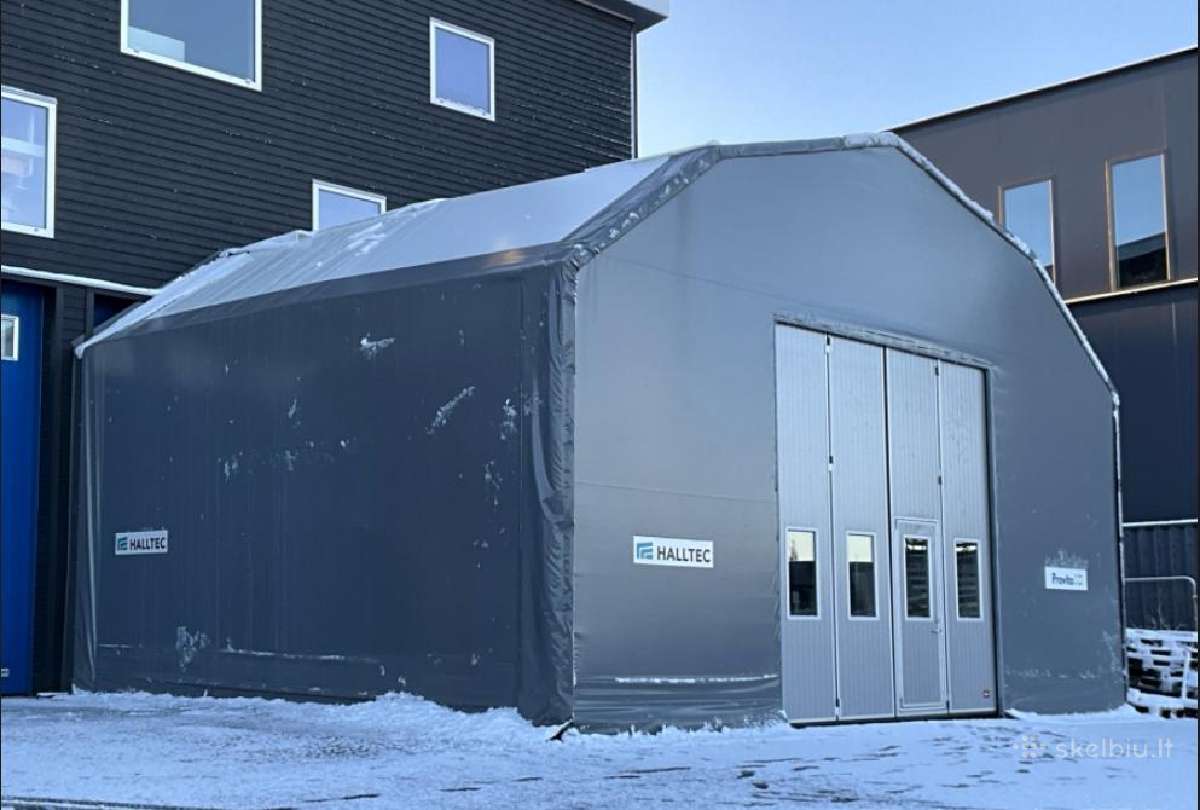 Tentinis angaras Halltec 10x8x6,3m su durimis