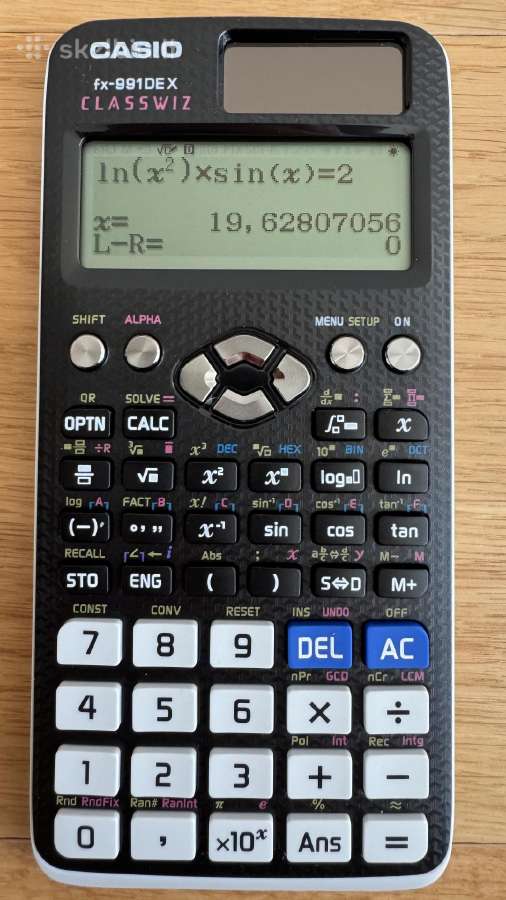 Casio fx-991 Dex / Ex / 570 Ex - nuotraukos Nr. 5