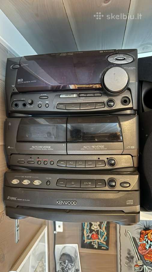 Kenwood CD / kasečių / fm grotuvas