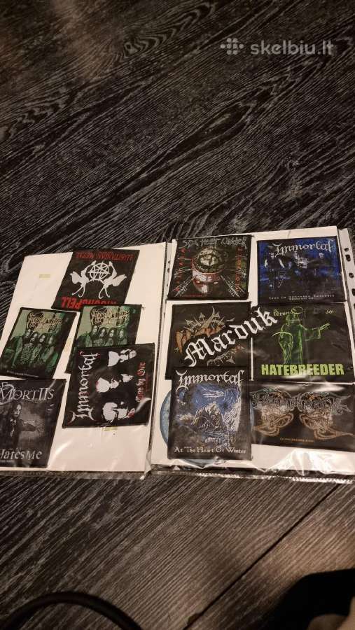 Black/death/gothic metal antsiuvai - nuotraukos Nr. 2