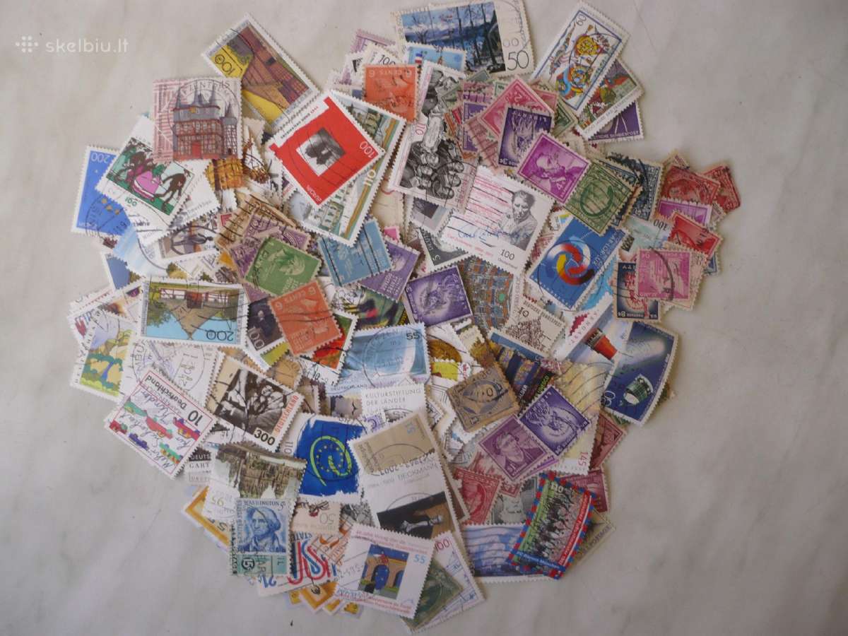 Skirtingu pašto ženklu rinkinys Nr28 , viso500 vnt - nuotraukos Nr. 2