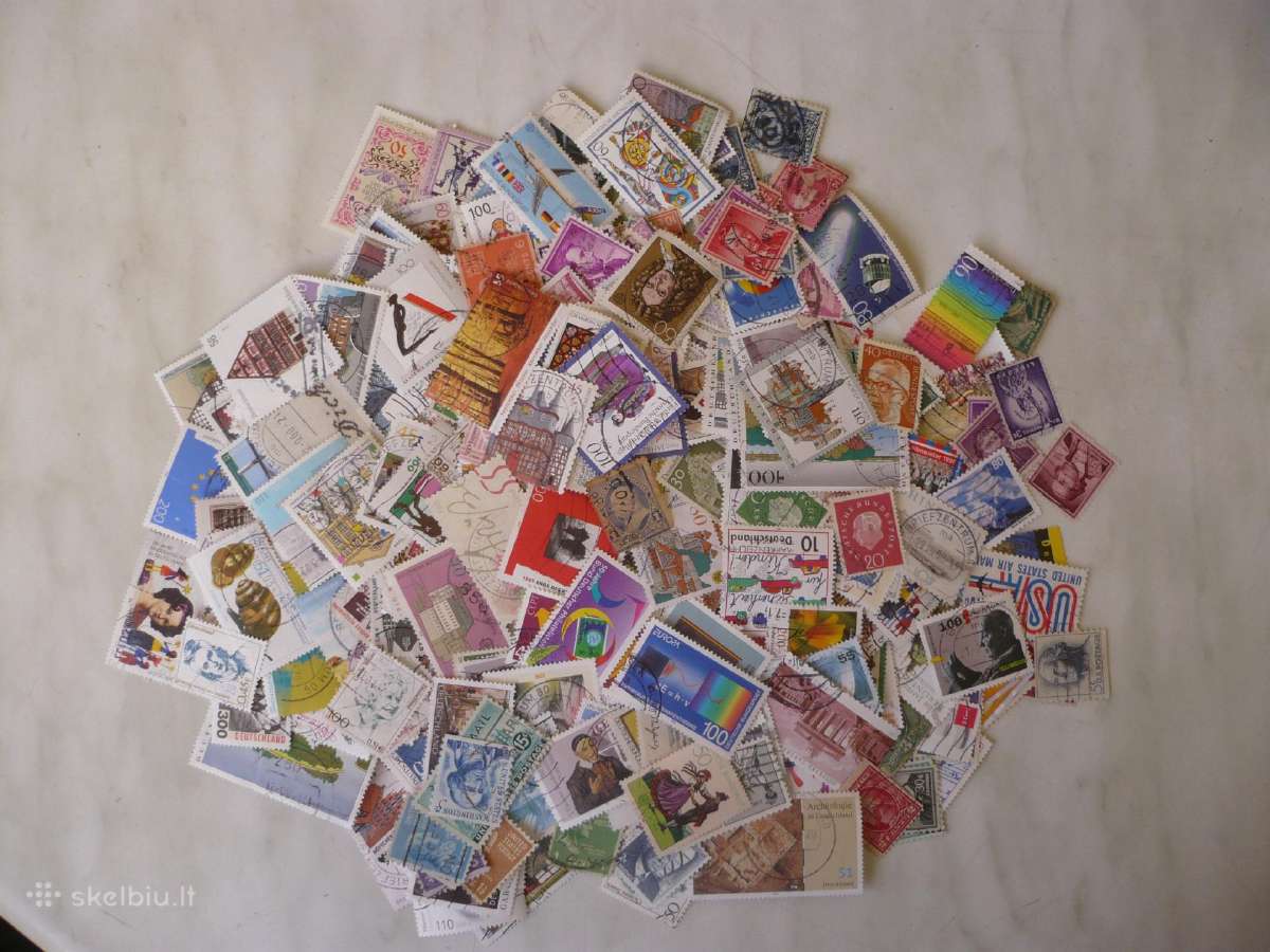 Skirtingu pašto ženklu rinkinys Nr28 , viso500 vnt - nuotraukos Nr. 3