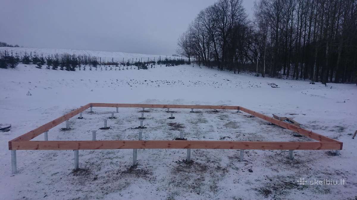 Sraigtiniai (įsukami) poliai, pamatai - nuotraukos Nr. 25