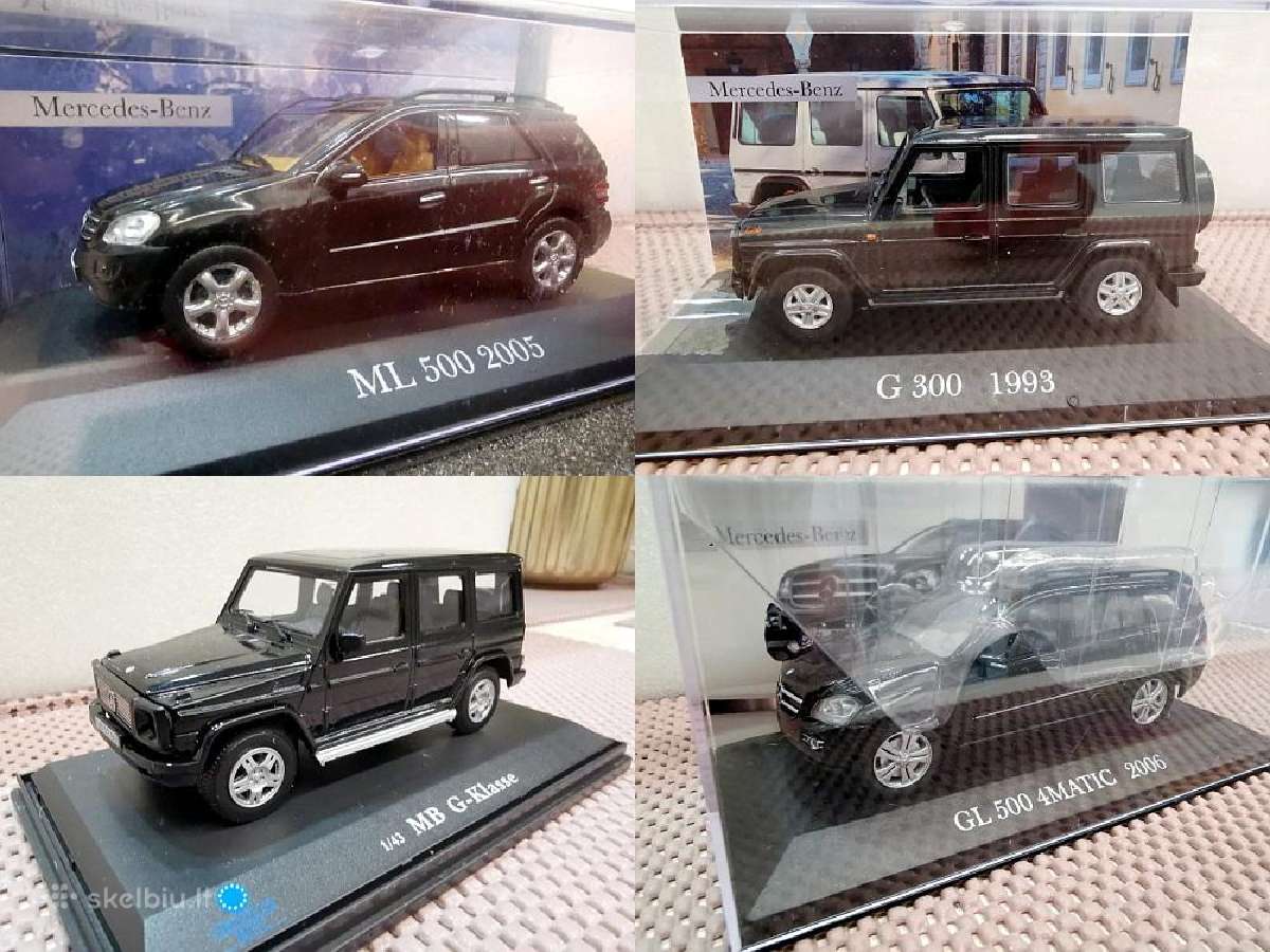 1:43 Mercedes Benz (Visureigių) Modeliai