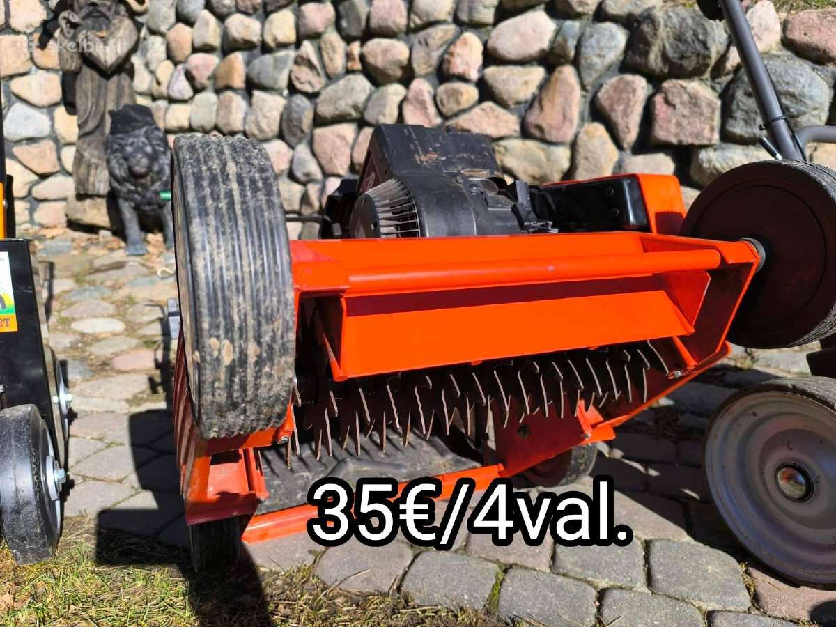 Aeratoriu skarifikatoriaus nuoma, šakų smulkintuva - nuotraukos Nr. 14