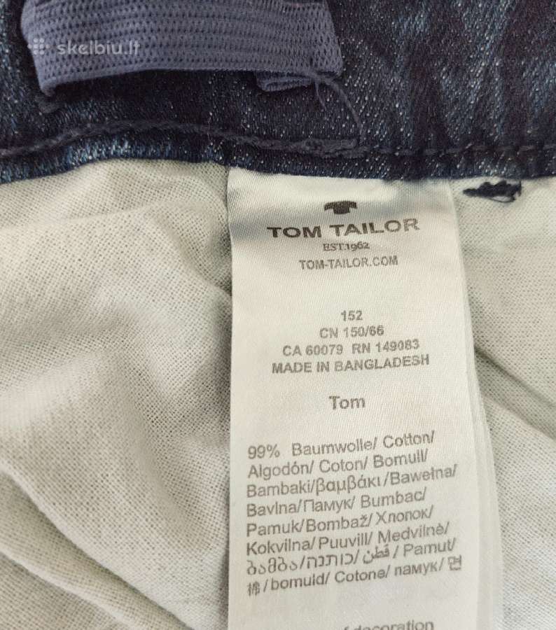 "Tom Tailor" mėlyni medvilniniai džinsai berniukui - nuotraukos Nr. 10