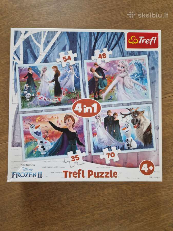 Frozen II, keturios dėlionės