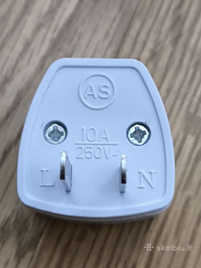 Kelioninis adapteris skirtas Usa iš Eu, GB, kt. - nuotraukos Nr. 6