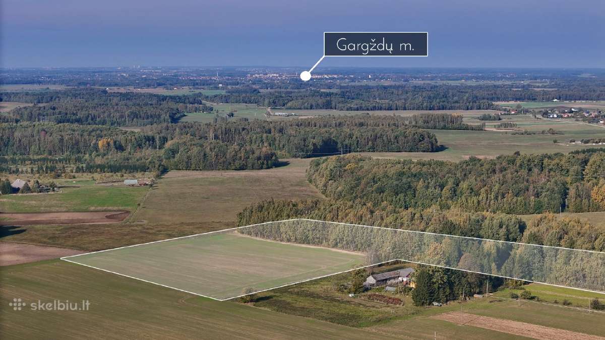4,8 ha su mišku - sodybai + tik ~83€/a