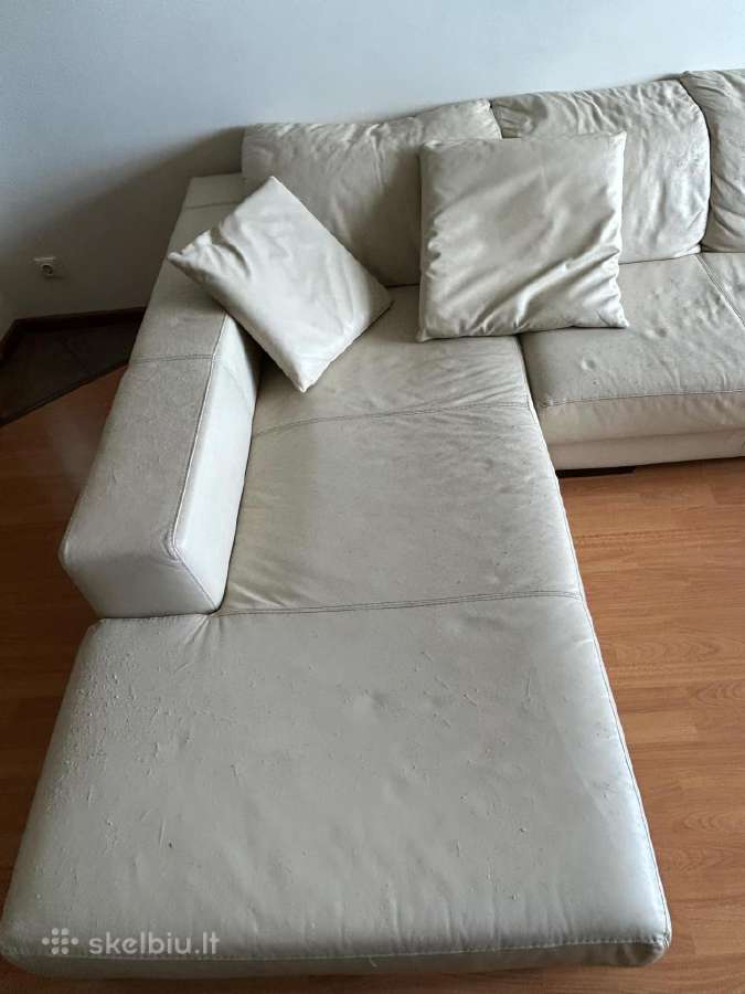 Dovanoju odinė sofa-kampas - nuotraukos Nr. 2