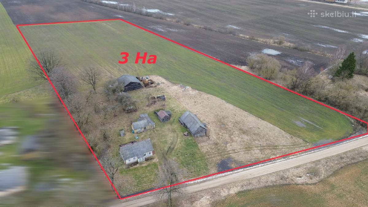 Parduodamas 300 arų sklypas