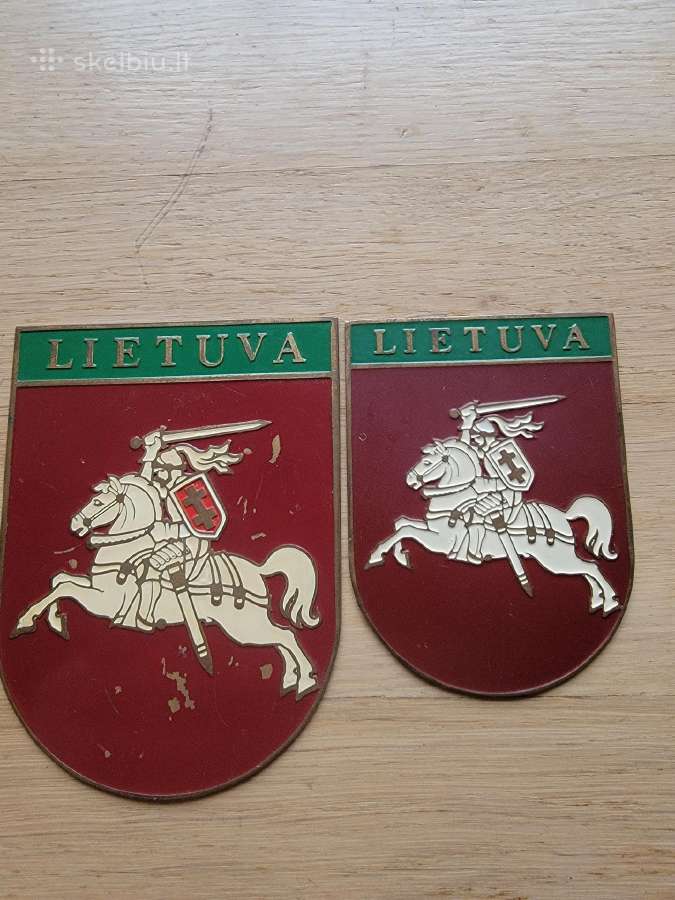 Plaketės 1988-91 m.