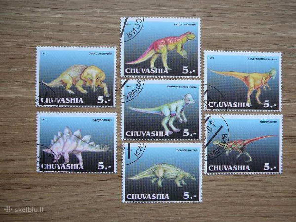 Dinozaurai Ciuvasija (R) 2001 antsp. cvs02