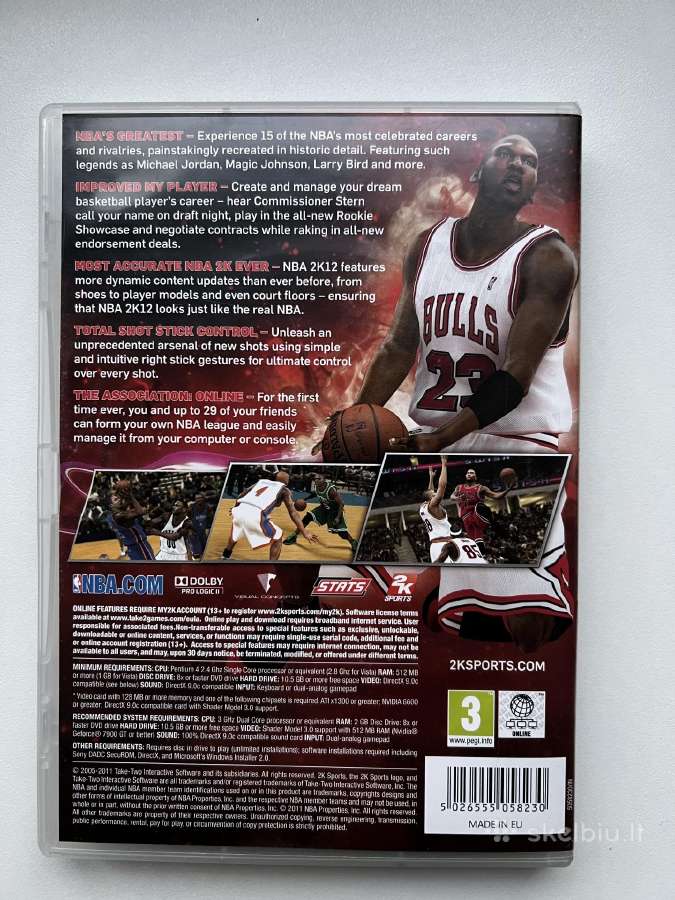 Xbox žaidimas Lenktynės, Dvd žaidimas Nba - nuotraukos Nr. 2