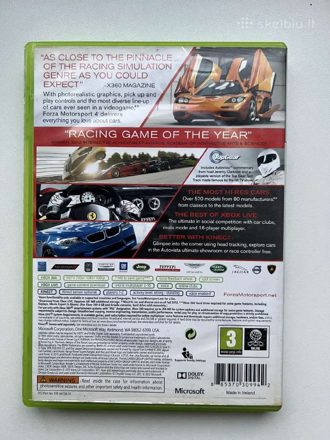 Xbox žaidimas Lenktynės, Dvd žaidimas Nba - nuotraukos Nr. 4
