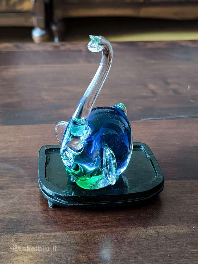 Murano meninė stiklo dramblio skulptūra - nuotraukos Nr. 6