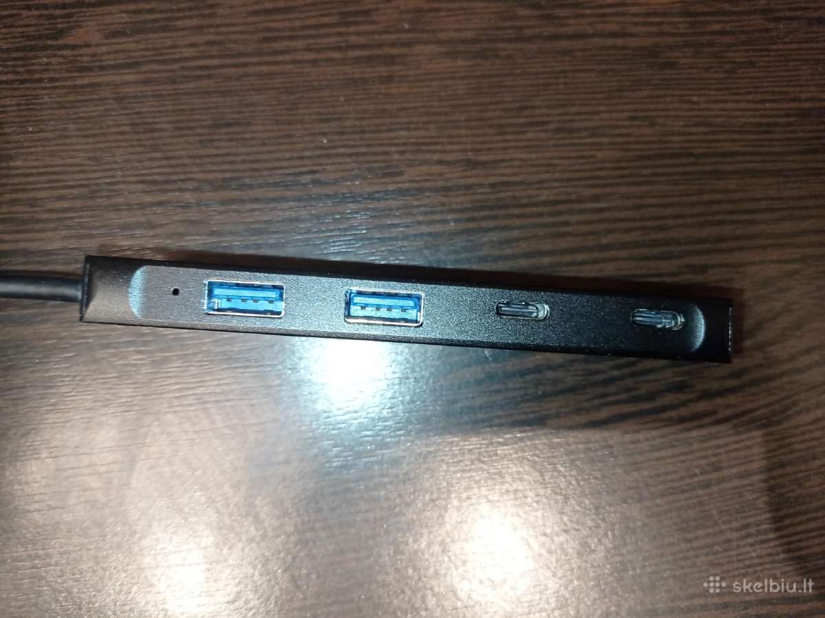 Usb šakotuvas i-tec Usb-c Metal Hub, juoda - nuotraukos Nr. 5