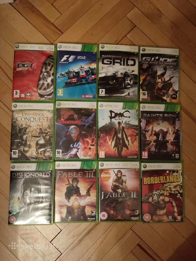 Xbox 360 žaidimai - nuotraukos Nr. 8