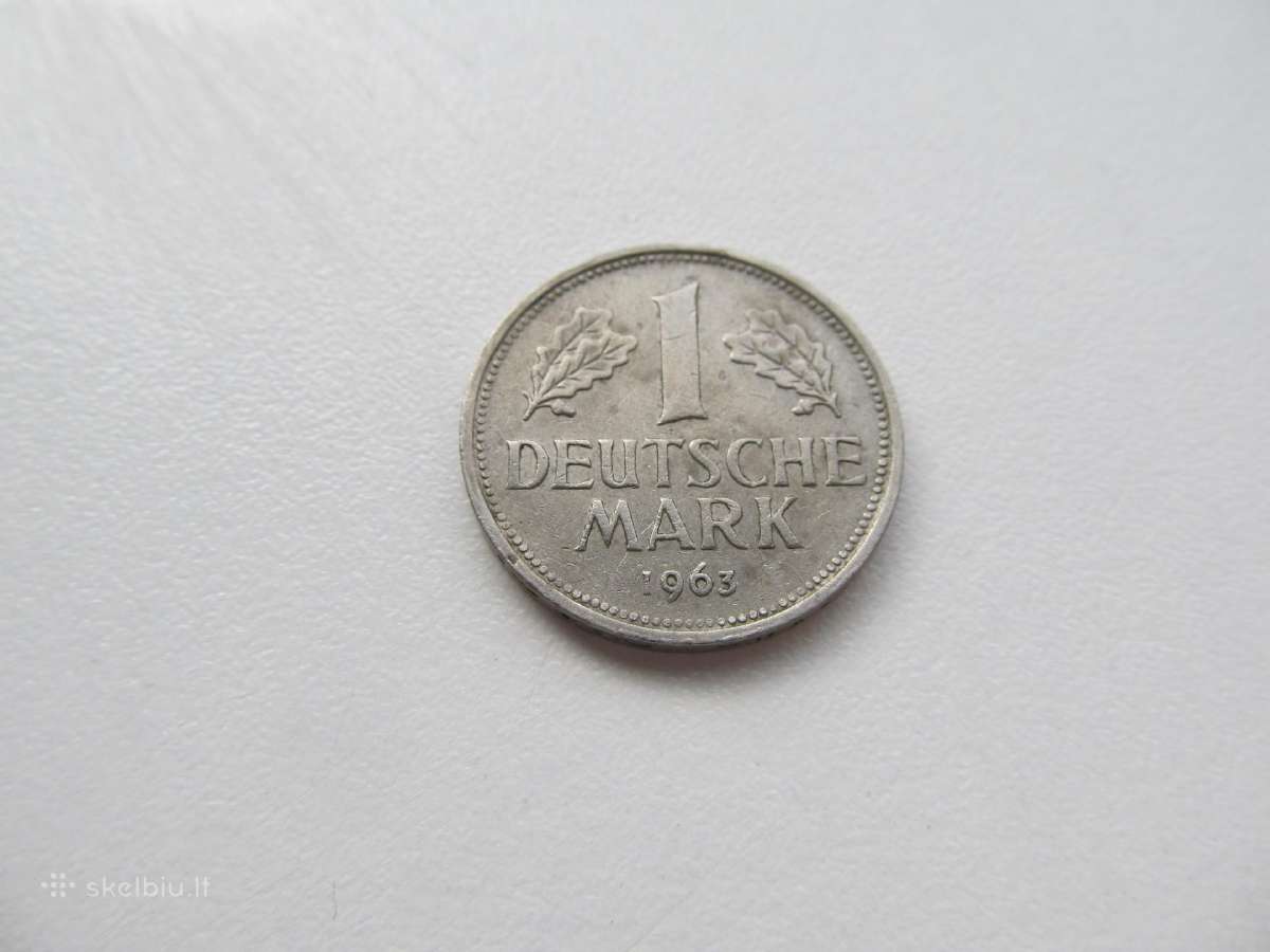 1 markė , Vokietija , 1963 F