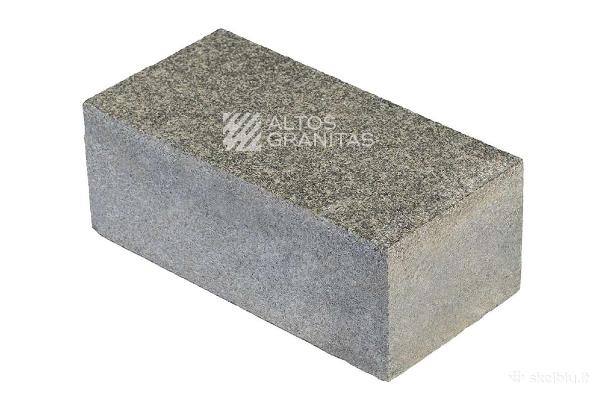 Granitinės plytelės Gabro (pjautos) 20x10x8 cm