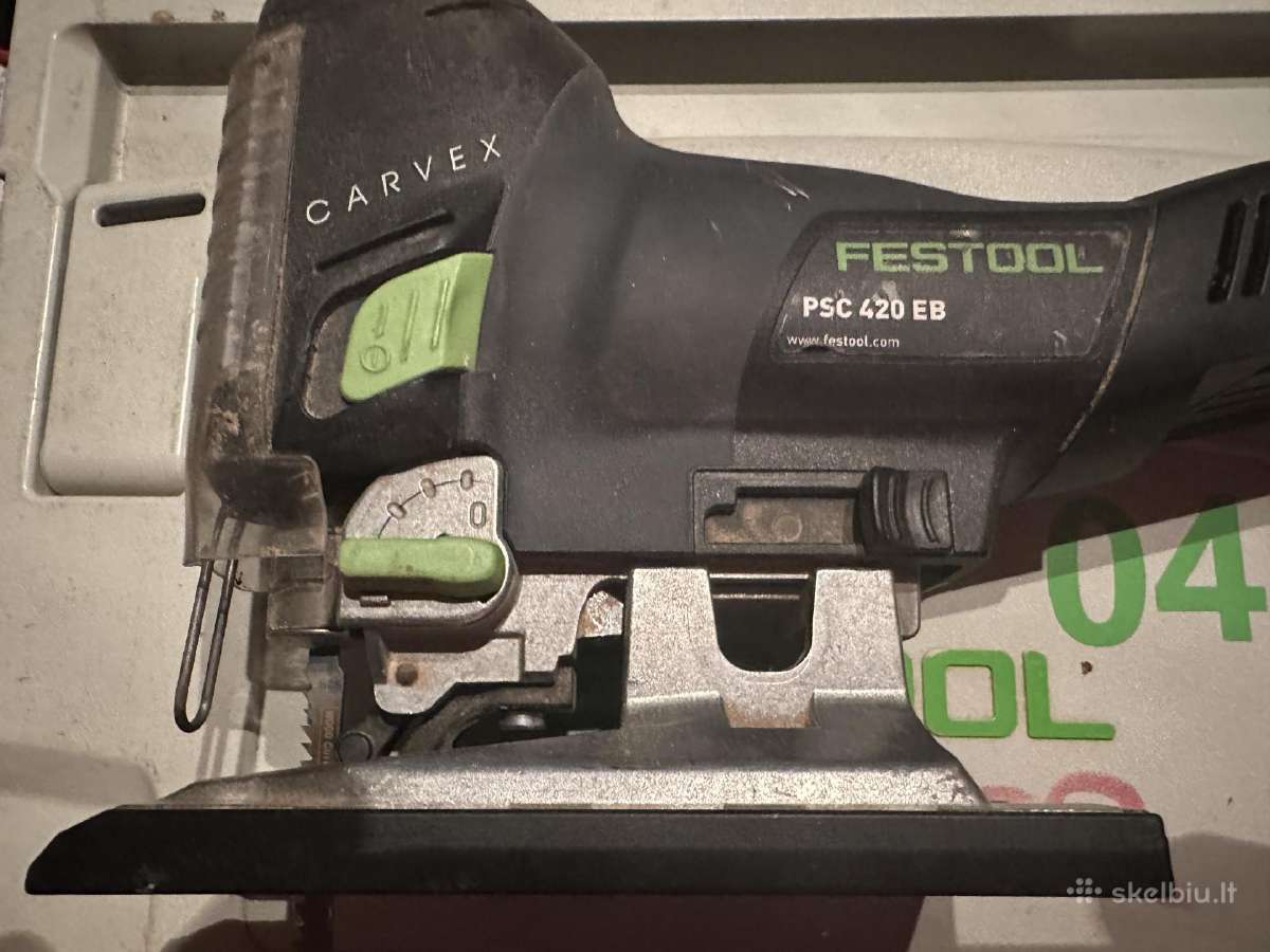 Festool Carvex Psc420eb 18voltų siaurapjūklis - nuotraukos Nr. 2