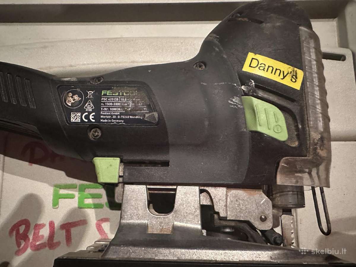 Festool Carvex Psc420eb 18voltų siaurapjūklis - nuotraukos Nr. 3