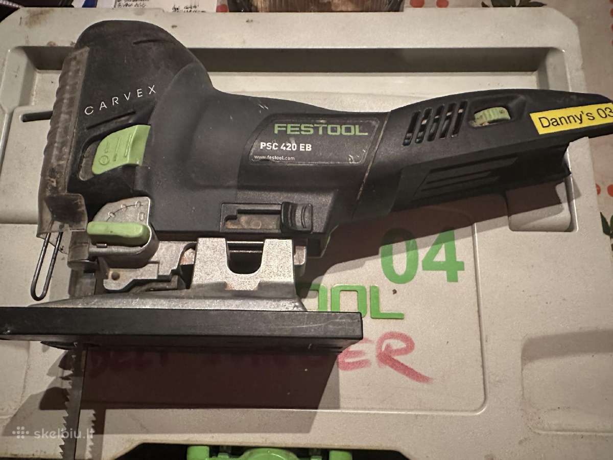 Festool Carvex Psc420eb 18voltų siaurapjūklis - nuotraukos Nr. 7