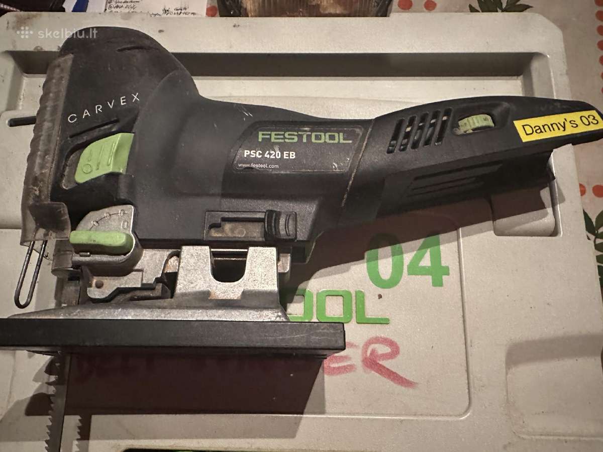Festool Carvex Psc420eb 18voltų siaurapjūklis - nuotraukos Nr. 8