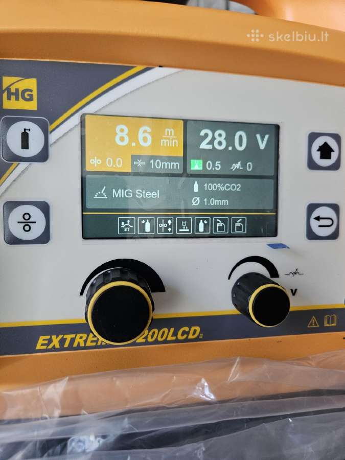 Hugong Extremig 200w III 200a, 230v Video - nuotraukos Nr. 13