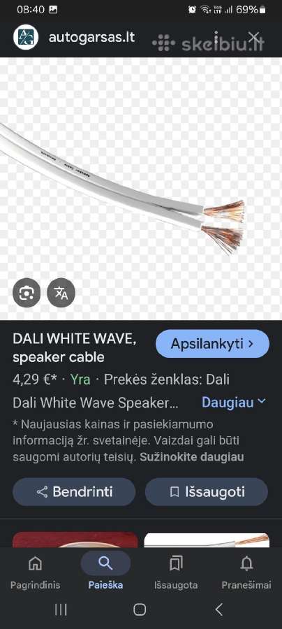 Laidas kolonėlėms Dali - nuotraukos Nr. 3
