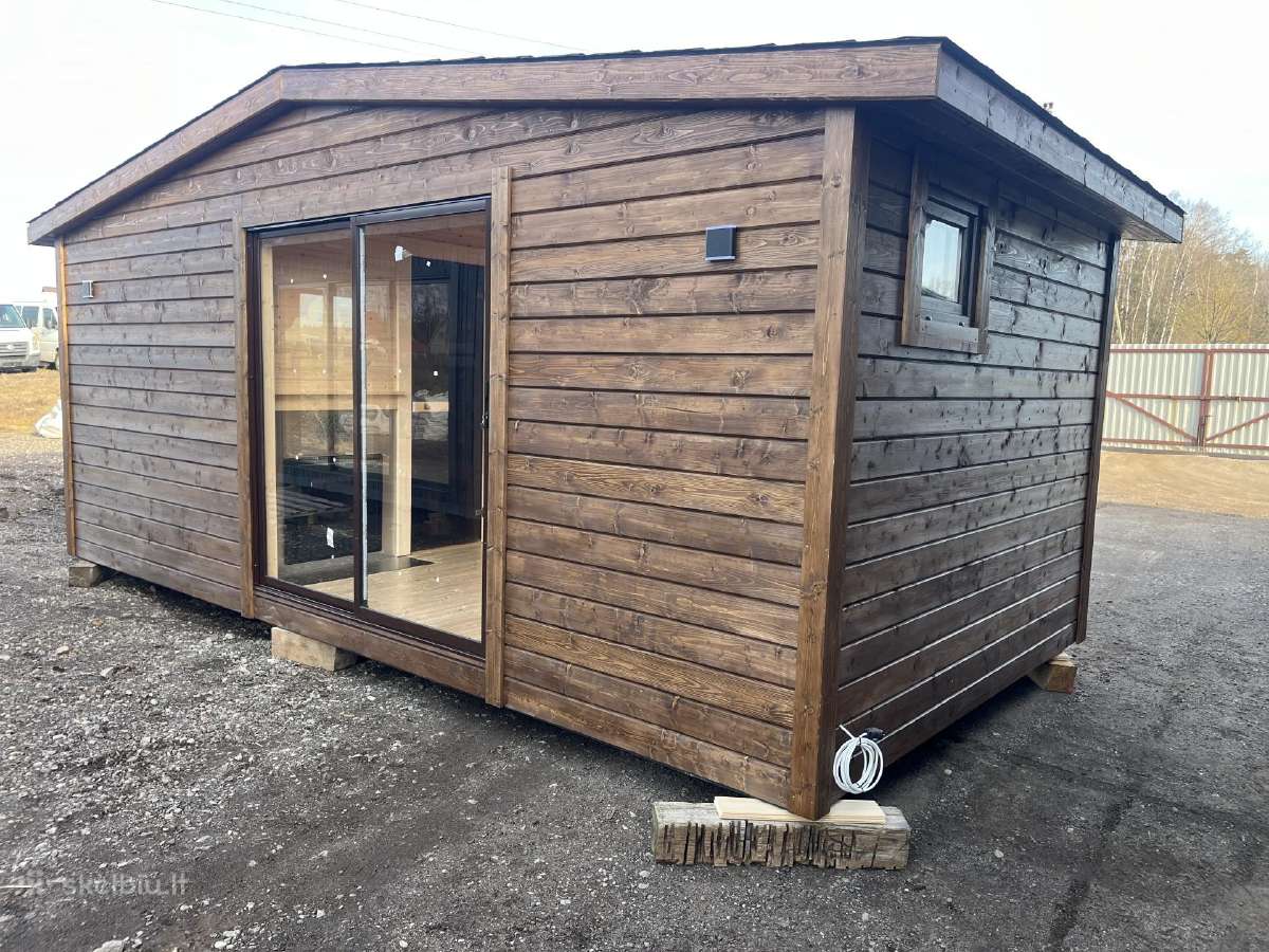 Pirtis sauna su WC