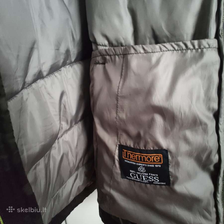 „guess“ striukė su gobtuvu vyriška demisezoninė - nuotraukos Nr. 6