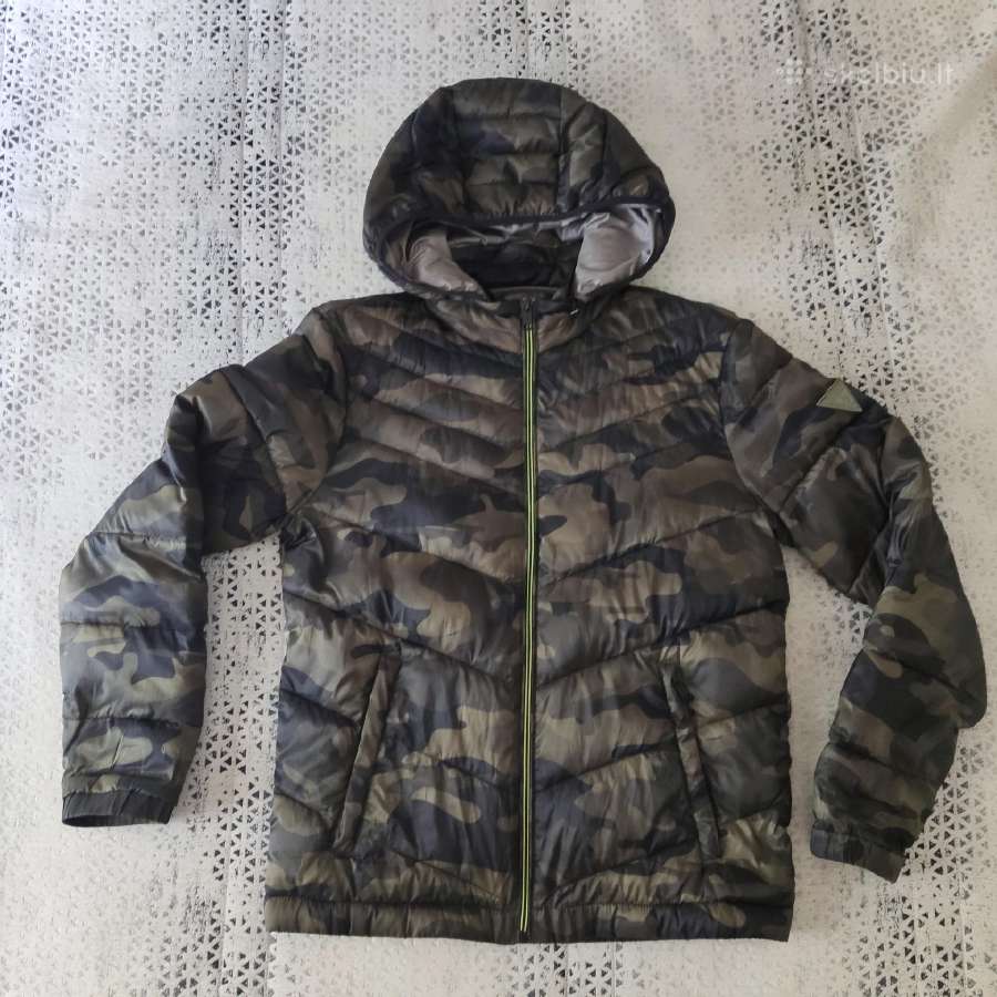 „guess“ striukė su gobtuvu vyriška demisezoninė - nuotraukos Nr. 10