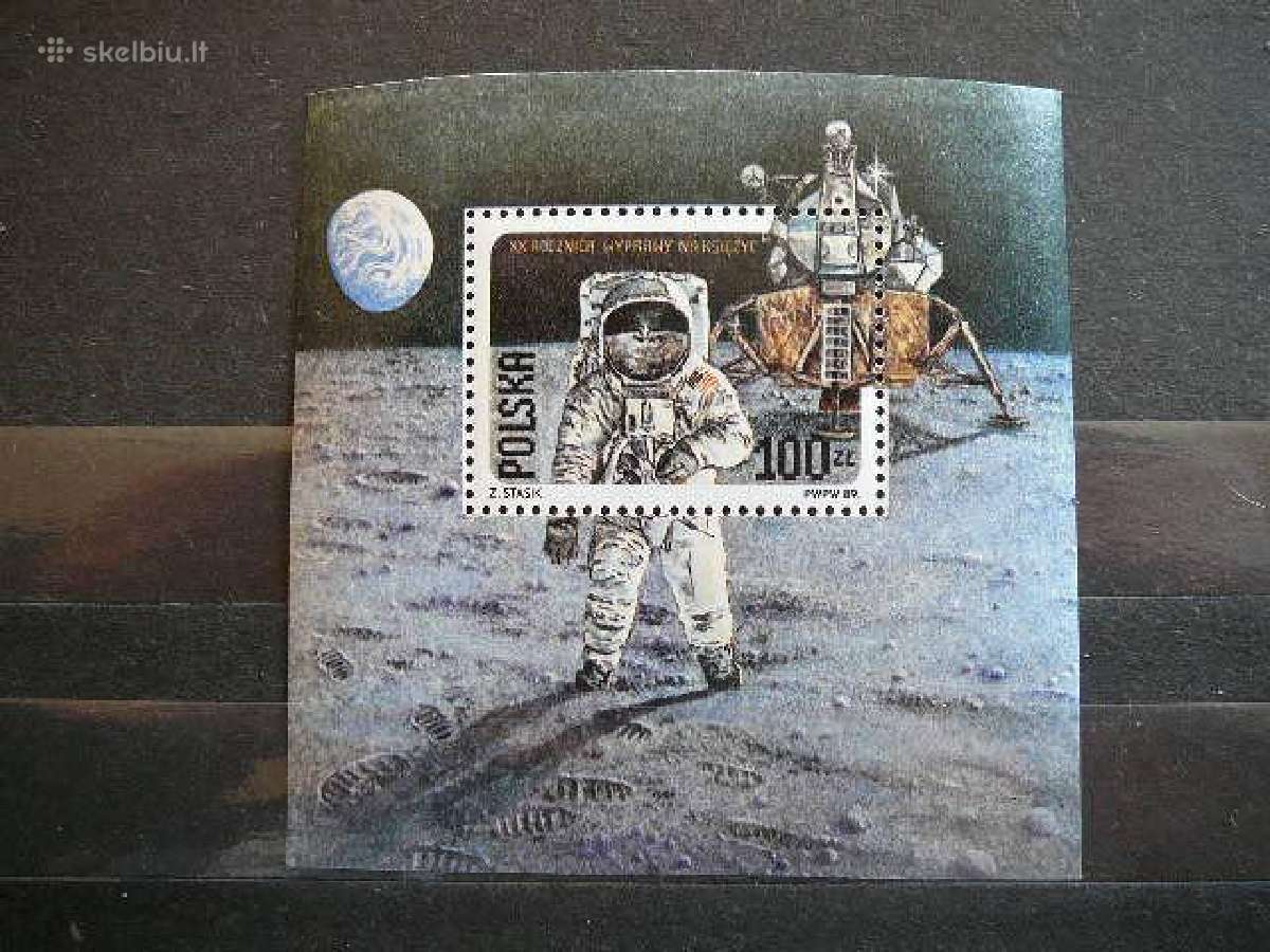 Kosmosas Apollo Lenkija 1989 Mnh lk3206s