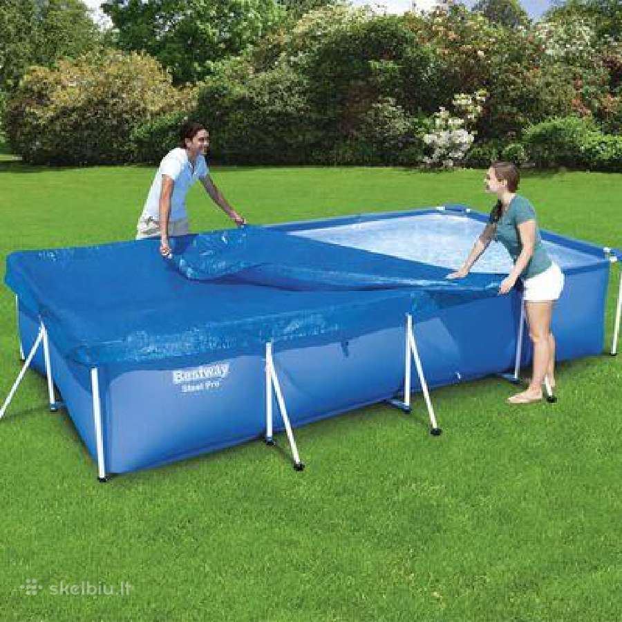 Baseino uždangalas Flowclear, 400x211cm vidaxl