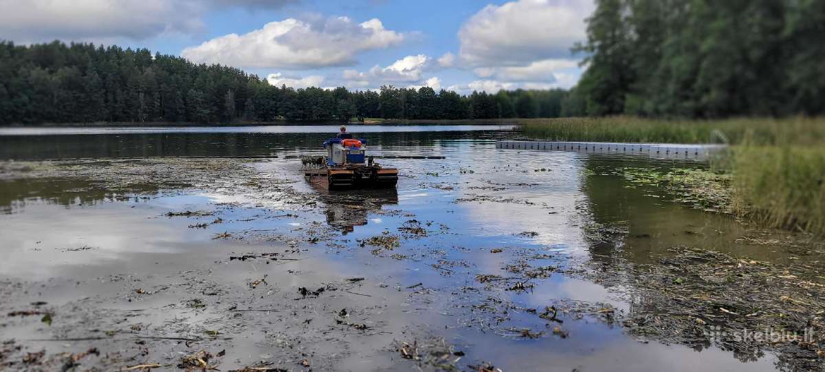 Pakrančių tvarkymas,nendrių pjovimas,šaknų rovimas - nuotraukos Nr. 3