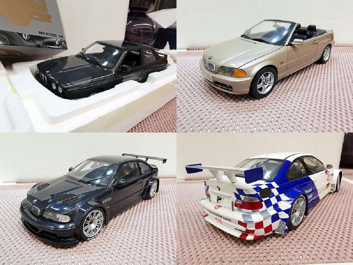 1:18 Bmw (3er) Modeliai