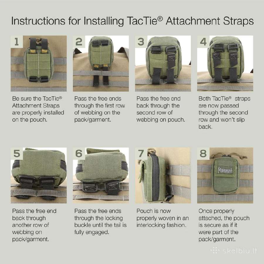 Maxpedition 3" col. Tactie Molle Attachment Straps - nuotraukos Nr. 8