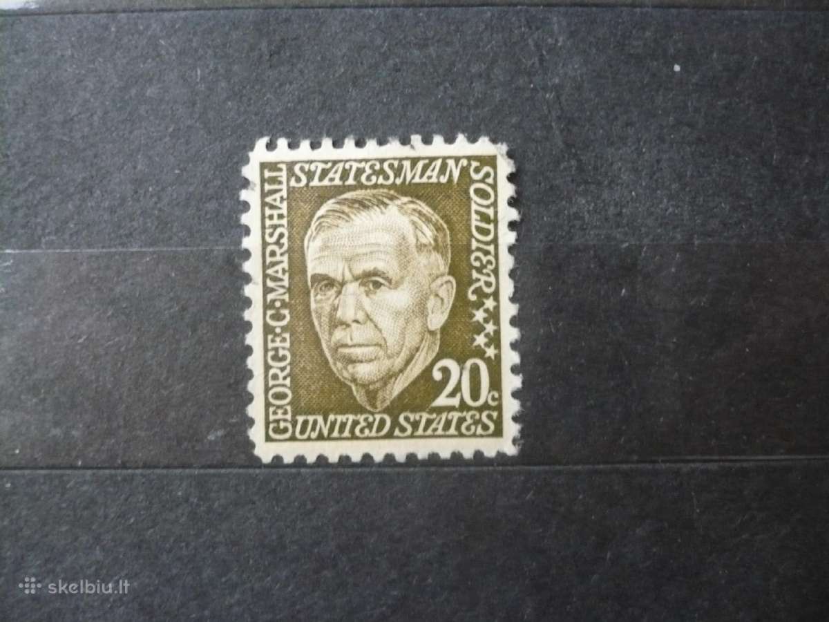 1967 Žymūs amerikiečiai – George C. Marshall Mhn
