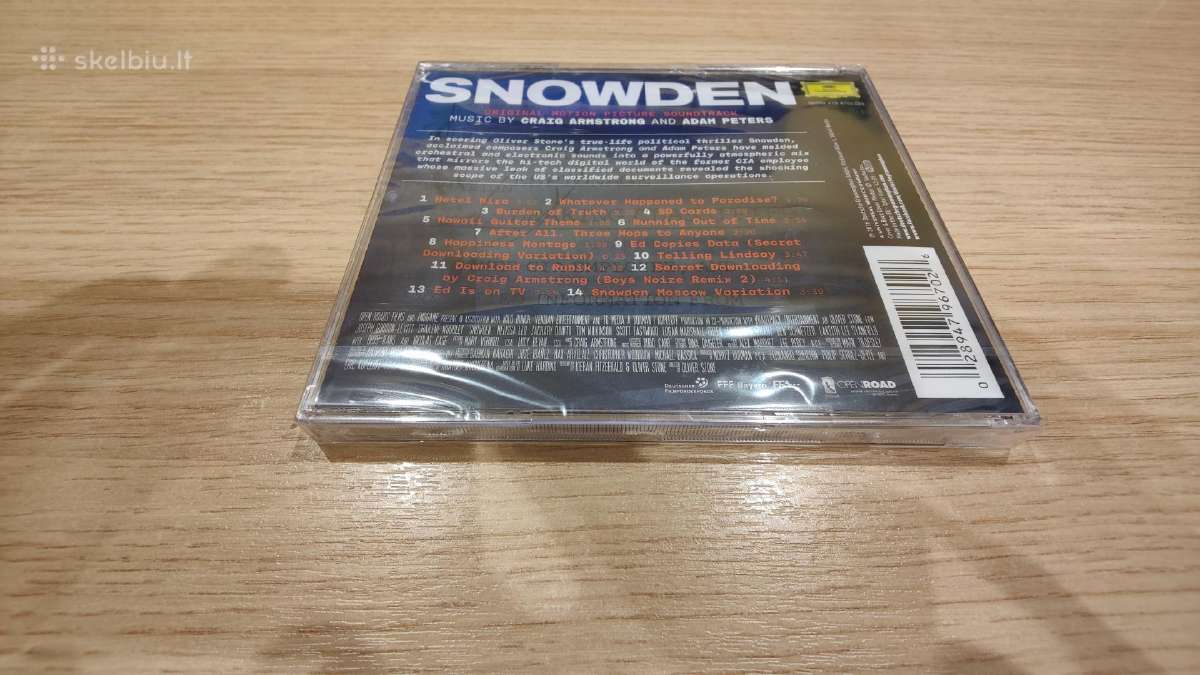 Craig Armstrong And Adam Peters – Snowden (Ost) - nuotraukos Nr. 3