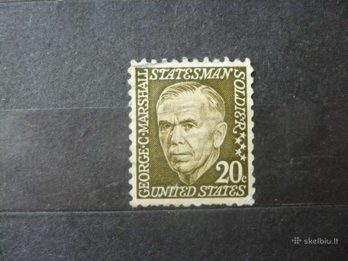 1967 Žymūs amerikiečiai – George C. Marshall