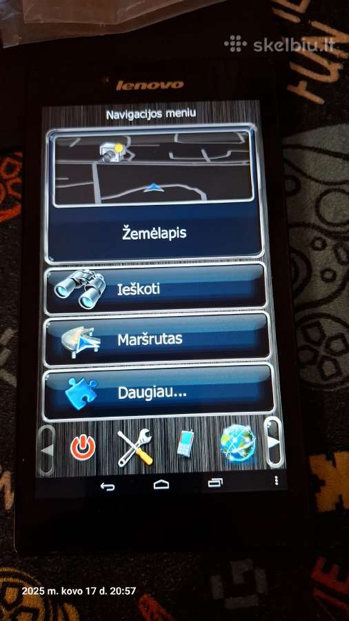GPS Lenovo plančete - nuotraukos Nr. 3