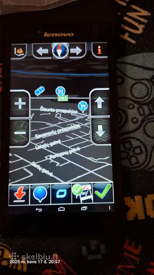GPS Lenovo plančete - nuotraukos Nr. 4
