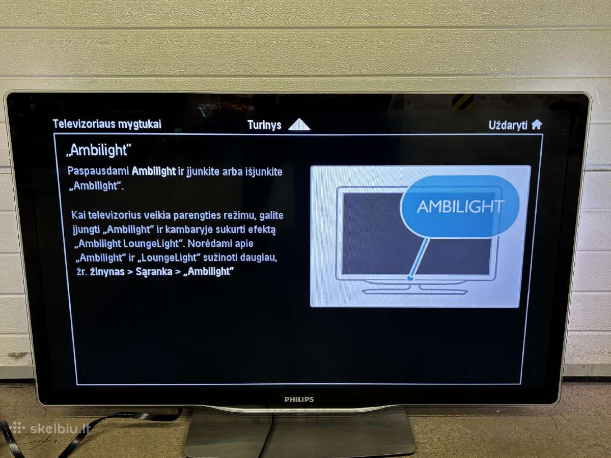 Philips 46pfl8686h 46 HD su ambilight 8000 serijos - nuotraukos Nr. 7