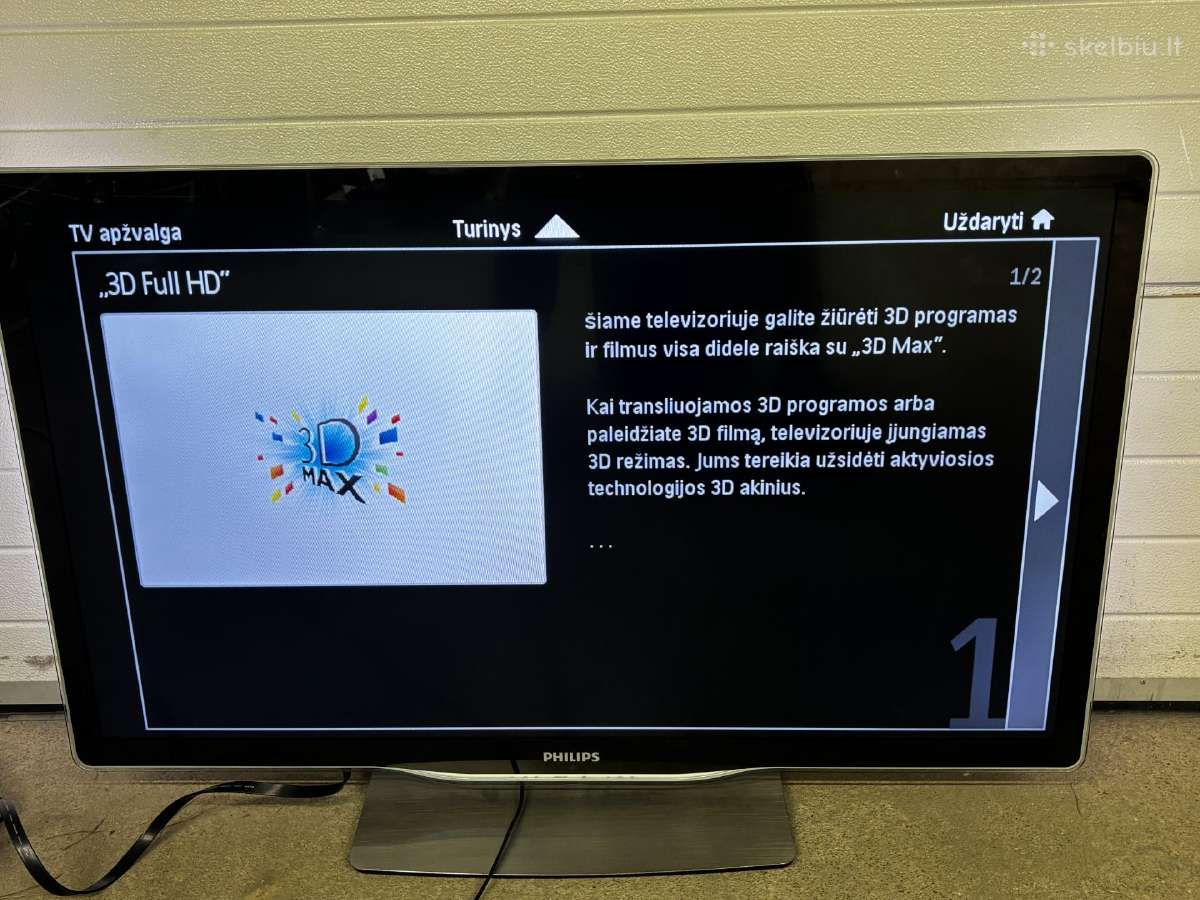 Philips 46pfl8686h 46 HD su ambilight 8000 serijos - nuotraukos Nr. 8