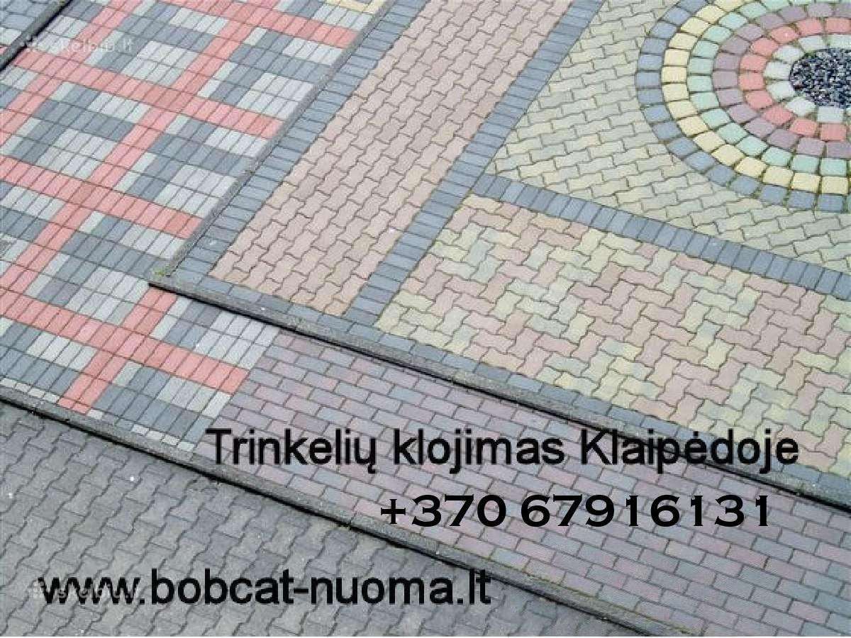 Trinkelių klojimas klaipėda