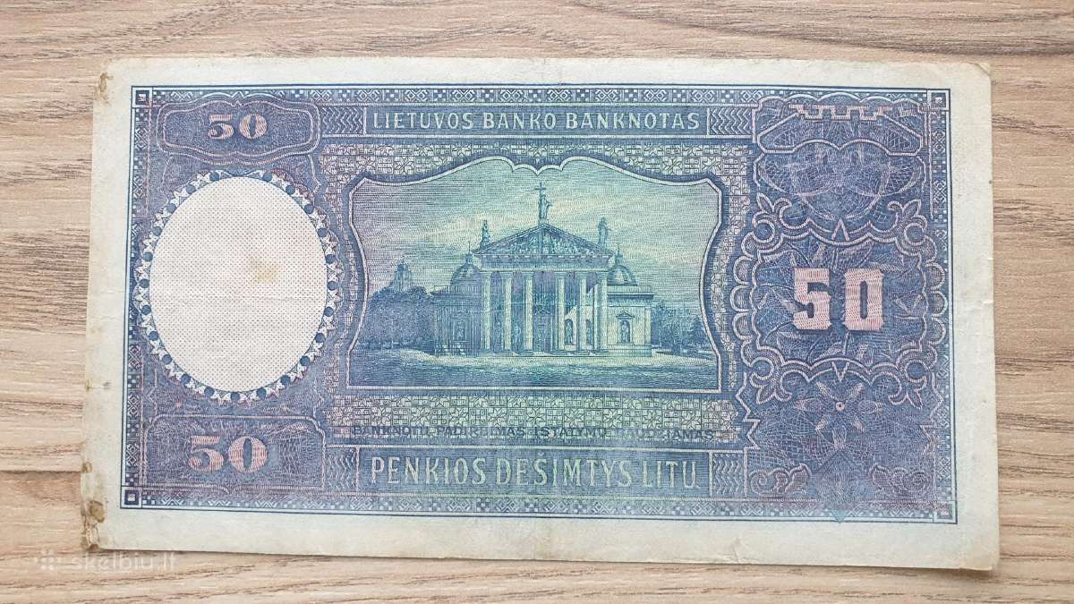 1928 metų 50 litų smetoniškas - nuotraukos Nr. 2